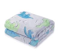 Coperta con Dinosauro per Ragazzi, Coperta Che Si Illumina al Buio per Bamb8118