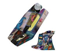 Coperta con gufo, calda coperta da viaggio, coperta in peluche per, per donne e uomini, casa, campeggio, auto, sedia, divano, soggiorno, camera da, viaggi all'aperto
