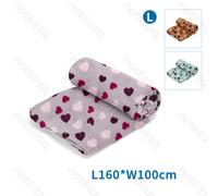 Coperta con stampa a cuori