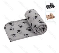 Coperta con stampa zampette