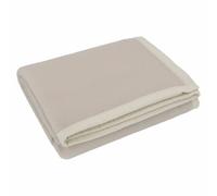 Somma Coperta Daisy Pura Lana 450 gr/mq Matrimoniale Maxi BEIGE