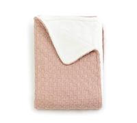 COPERTA CULLA 100X75 HONEY, IN BAMBÙ ORGANICO CON SPUGNA PELUCHE NUDEPINK