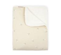 Coperta Culla 100x75 Jersey Print con Spugna Peluche Fishes Bamboom