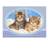 Coperta Curling Up dei gattini Castorland, puzzle di qualità premium da 120 pezz