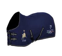 Coperta da box in tessuto waffle Equestro X FISE