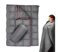 Coperta da campeggio portatile - Trapunta ripiegabile, coperta calda per esterni, compatta per dormire e escursionismo, leggera copertura isolante da viaggio, coperta da campeggio per viaggi su strada