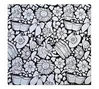 Coperta da colorare fai da te per bambini con costruzione in pile Sherpa. La coperta da colorare fai da te fornisce una piattaforma unica per i bambini per liberare la loro creatività (mucca)