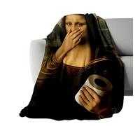 Coperta da divano - Calda e accogliente, design retrò, divertente copriletto | per camera appartamento viaggio ristorante giardino interno esterno vacanza