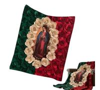 Coperta da gettare - Flanella Calda E Morbida Religiosa, Coperta Vergine Maria, Leggera | Per Divano Inclinabile Soggiorno Camera Da Dormitorio Appartamento Divano Donne Uomini Ragazze