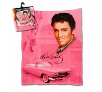 Coperta Da Lancio Elvis Presley Pink Cadillac, 50" X 60"