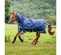 Coperta da paddock per cavalli con copricollo Horseware Amigo 1200D Plus Turnout 0g Bleu 145 cm