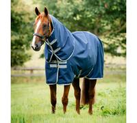Coperta da paddock per cavalli con copricollo Horseware Amigo Ripstop 900D Plus Turnout 0g Bleu 140 cm