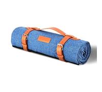Coperta da picnic 147 x 180 cm, tappeto da esterno con retro impermeabile, coperta da spiaggia all'aperto a prova di sabbia, tappetino da picnic per 6 persone resistente alle intemperie con manico in