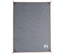 Coperta da picnic con picchetti, grigio e arancione, 205 x 155 cm, impermeabile, pieghevole, compatta, con borsa per il trasporto, per picnic, campeggio, trekking ed escursioni