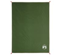 Coperta da picnic con picchetti, verde, 205 x 155 cm, impermeabile, pieghevole, compatta, con borsa per il trasporto, per esterni, picnic, campeggio, escursionismo e trekking, protezione e isolamento