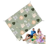 Coperta da picnic - Coperta da picnic impermeabile pieghevole per esterni | tappetino da campeggio ispessito resistente all'umidità 210 x 150 cm per 4 - 6 persone | sedile compatto portatile per