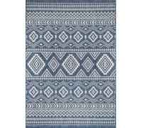 Coperta da picnic, coperta da picnic， Tappeto for patio, terrazza, veranda, tappeti da fattoria for giardinaggio, campeggio(Azure White)