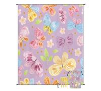 Coperta da picnic da viaggio, portatile e antivento, coperta da parco, pieghevole, 180 x 220 cm, coperta senza sabbia, per campeggio, interni ed esterni