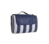 Coperta Da Picnic Impermeabile Pieghevole Da Picnic All'aperto Resistente | Coperta Da Picnic Impermeabile(Blue White Bars,200cm X 150cm)
