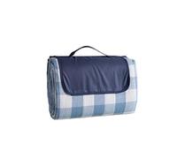 Coperta Da Picnic Impermeabile Pieghevole Da Picnic All'aperto Resistente | Coperta Da Picnic Impermeabile(Blue White Grid,200cm X 200cm)