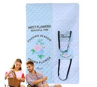 Coperta da picnic impermeabile, portatile, leggera, pieghevole, accessorio per gite in al lago, piscina, patio, abbronzatura, escursionismo, concerto