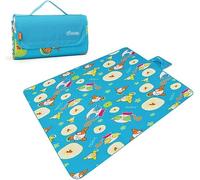 Coperta Da Picnic Portatile Coperta da picnic portatile Tappetino pieghevole Oxford resistente alla sabbia e impermeabile for campeggio in famiglia sull'erba Leggera Riutilizzabil(B/200x145cm)