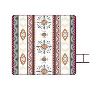 Coperta da Picnic Spiaggia 198x150 cm Impermeabile Antisabbia Pieghevole | Telo da Spiaggia Esterno Stuoia Picnic Per Campeggio Escursioni Viaggio Cortile Giardino Patio Donne Uomini Adulti Bambin
