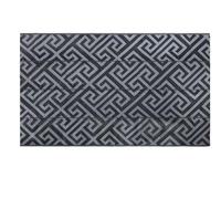 coperta da picnic Tappeto da giardino for esterni e da interno, resistente all'acqua, lavabile, for giardinaggio e campeggio(Black With Gray)