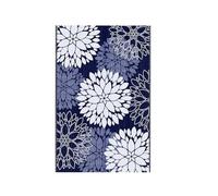 coperta da picnic Tappeto da patio reversibile, decorazione for esterni, tappetini for grandi aree for camper, picnic, cortile(Blue,60x90cm)