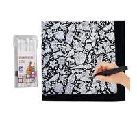 Coperta da pittura fai da te con imbroglioni, con decorazione a matita colora le tue coperte, coperte auto-pittura, disegno personalizzato creativo progetto artistico coperta per divano H-eim