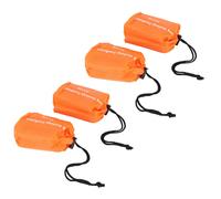 Coperta da Sopravvivenza Impermeabile Termica per Sacco un Pelo da 4 Pezzi 5671