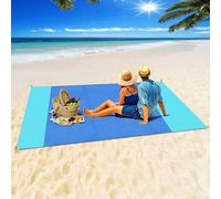 Coperta da Spiaggia Picnic Impermeabile Grande 230x200cm Portatile Telo Anti