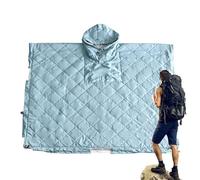 Coperta da trekking - Poncho isolante utilizzabile | Coperta da stadio - per uomini e donne in tempo freddo per viaggi, escursionismo, backpacker, spiaggia e auto