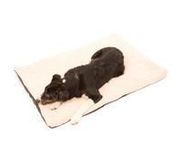 Coperta Da Viaggio Per Cani 100x75Cm In Pile Marrone Per Viaggi