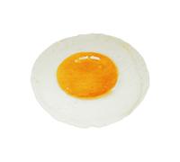 COPERTA DAM DMAP0138C0115T120 - in Flanella, 120x120 cm, Bianco e Giallo, Design Uovo Fritto