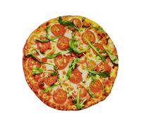 COPERTA DAM DMAP0138C1520T120 - in Flanella Design Pizza Vegetariana 120 cm Extra