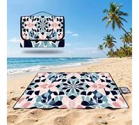 Coperta de Picnic Piccolo 150x100 cm, Boemo Manta Picnic Impermeable Anti-Sabbia Manta de Playa Pieghevole, Outdoor Picnic Blanket per Spiaggia, Camping, Giardino, Trekking - Lilla UZ-971