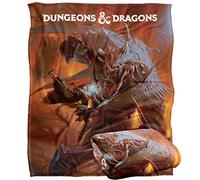 Coperta decorativa con manuale del giocatore di DUNGEONS AND DRAGONS, setosa al tatto, super morbida, 152 x 127 cm