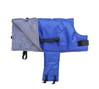 Coperta Del Polpaccio, Con Protezione Antivento, Blu, Coperta Di Riscaldamento Del Bestiame Regolabile, Abiti Da Bestiame Accoglienti, Vestibilità Regolabile, Per Il Calore E La Protezione Extra