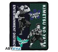Demon Slayer Blanket Tanjiro & Tengen Coperta Plaid 150 X120 cm. ABYSTYLE