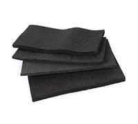 coperta di carbonio grafite ad alta temperatura, 4 pezzi di feltro grafite e carbonio for isolamento, adsorbimento, pulizia, diverse misure(300 * 200 * 3mm)