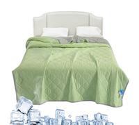 Coperta di ghiaccio per la sudorazione notturna double-face | Coperte estive fredde per dormire leggere, portatili, per dormire al caldo, divano, viaggi, interni, casa, camera da letto,