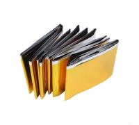 Coperta di Isolamento per termico Riflettente per Emergenze Coperta | Alluminio , impermeabile, per vento, 160x210cm oro, leggero 50g, per campeggio trekking(Gold （160*210cm）)