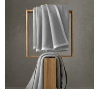 Coperta di LANA Vergine SOMMA ORIGAMI fumo piazza e mezza 180x220