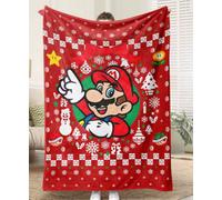 Coperta Di Natale Natalizia Plaid Mario Bros Topolino Minnie Disney Mickey Mouse