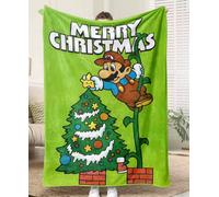 Coperta Di Natale Natalizia Plaid Mario Bros Topolino Minnie Disney Mickey Mouse