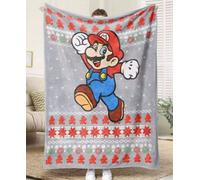 Coperta Di Natale Natalizia Plaid Mario Bros Topolino Minnie Disney Mickey Mouse