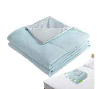 Coperta di raffreddamento leggera fredda e morbida | Multiuso per tutte le stagioni, per chi dorme caldo, per dormire, quando fa caldo