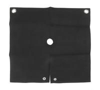 Coperta di saldatura in feltro di carbonio con bottoni a pressione e design ritagliato, progettata per proteggere il personale e le attrezzature da calore e scintille durante la saldatura