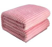 Coperta Di Supporto Emotivo, Coperta Calmante Di Sicurezza for Cani Pelliccia Di Coniglio Finta Gialla Cuccia In Poliestere Divano Letto Seggiolino Auto Abbraccio Comfort(Pink,39.37 * 59.05in)